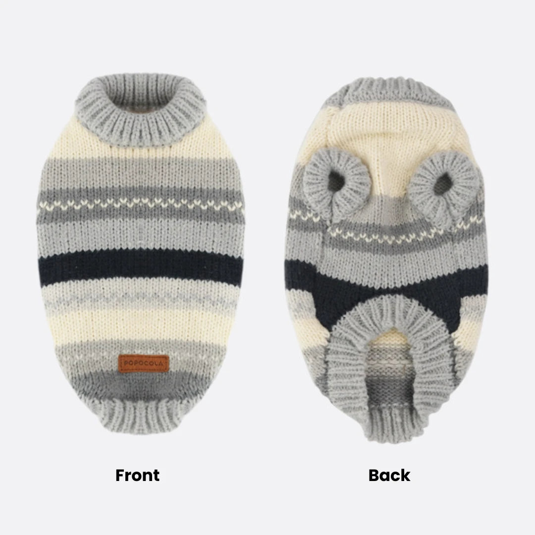Cozy Stripe Pet Sweater Vest