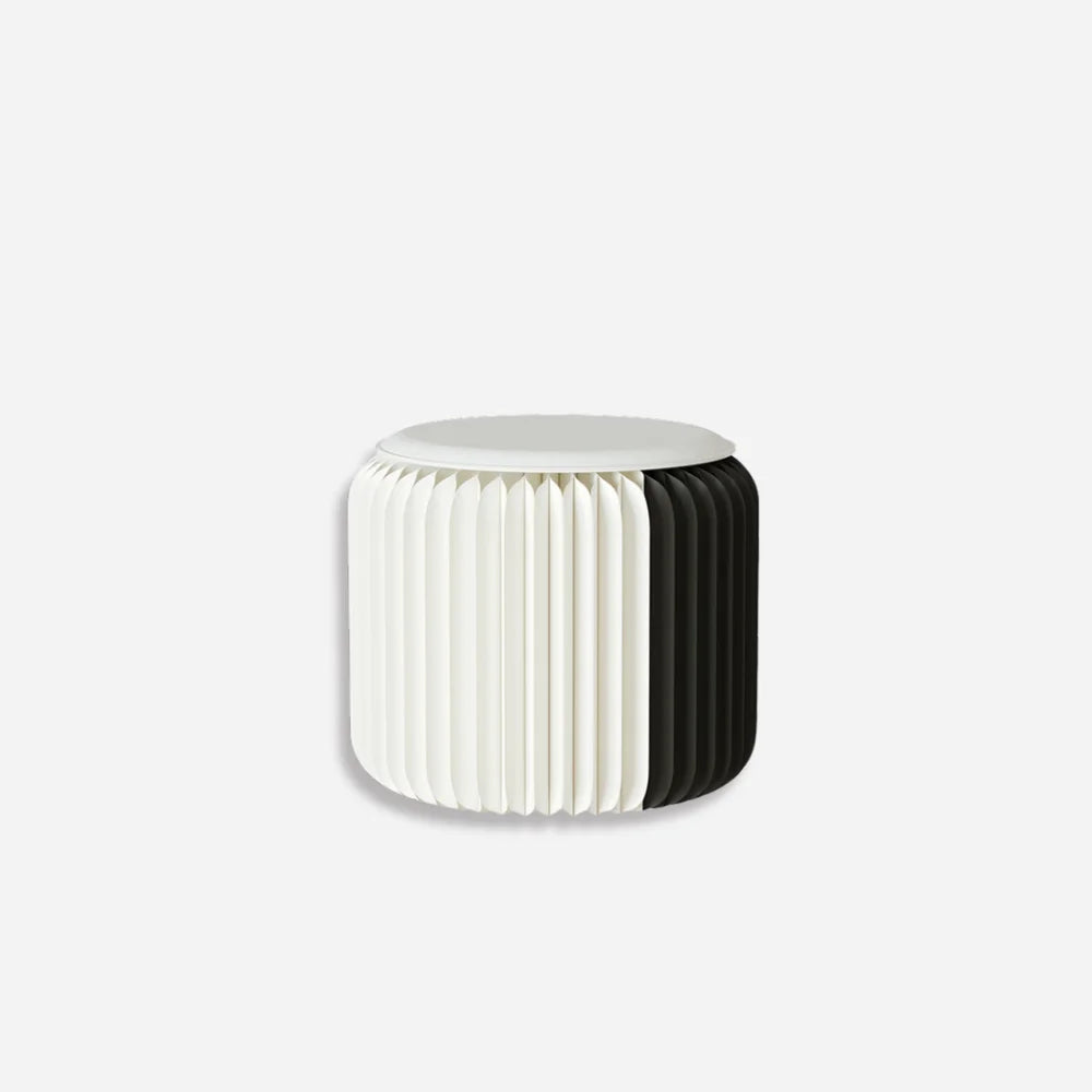 Black-White Vanity Stool