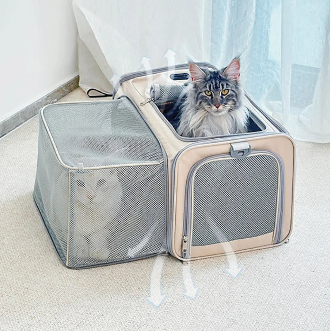 Roomier Dual Expandable Airline Pet Carrier