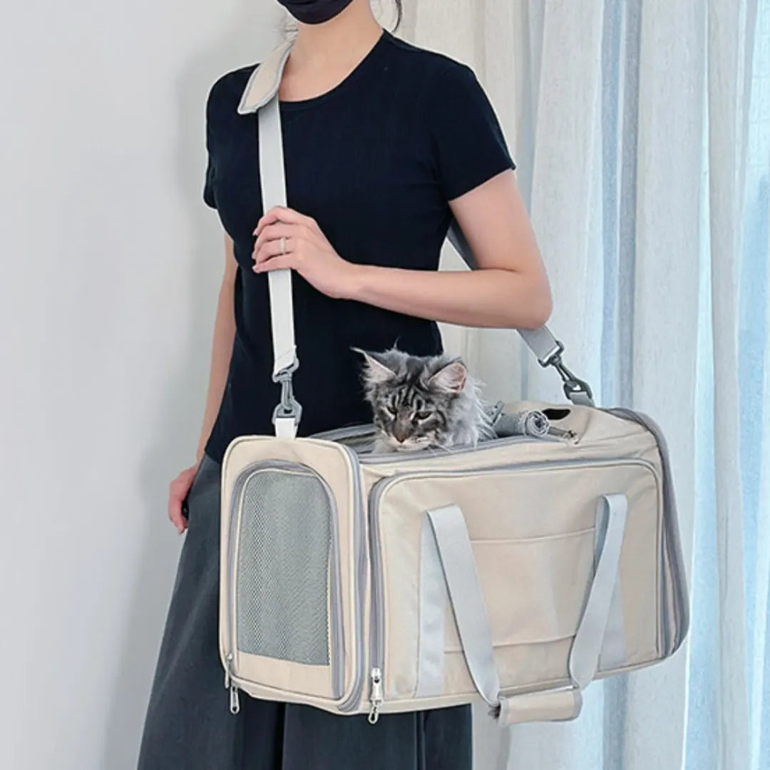 Roomier Dual Expandable Airline Pet Carrier