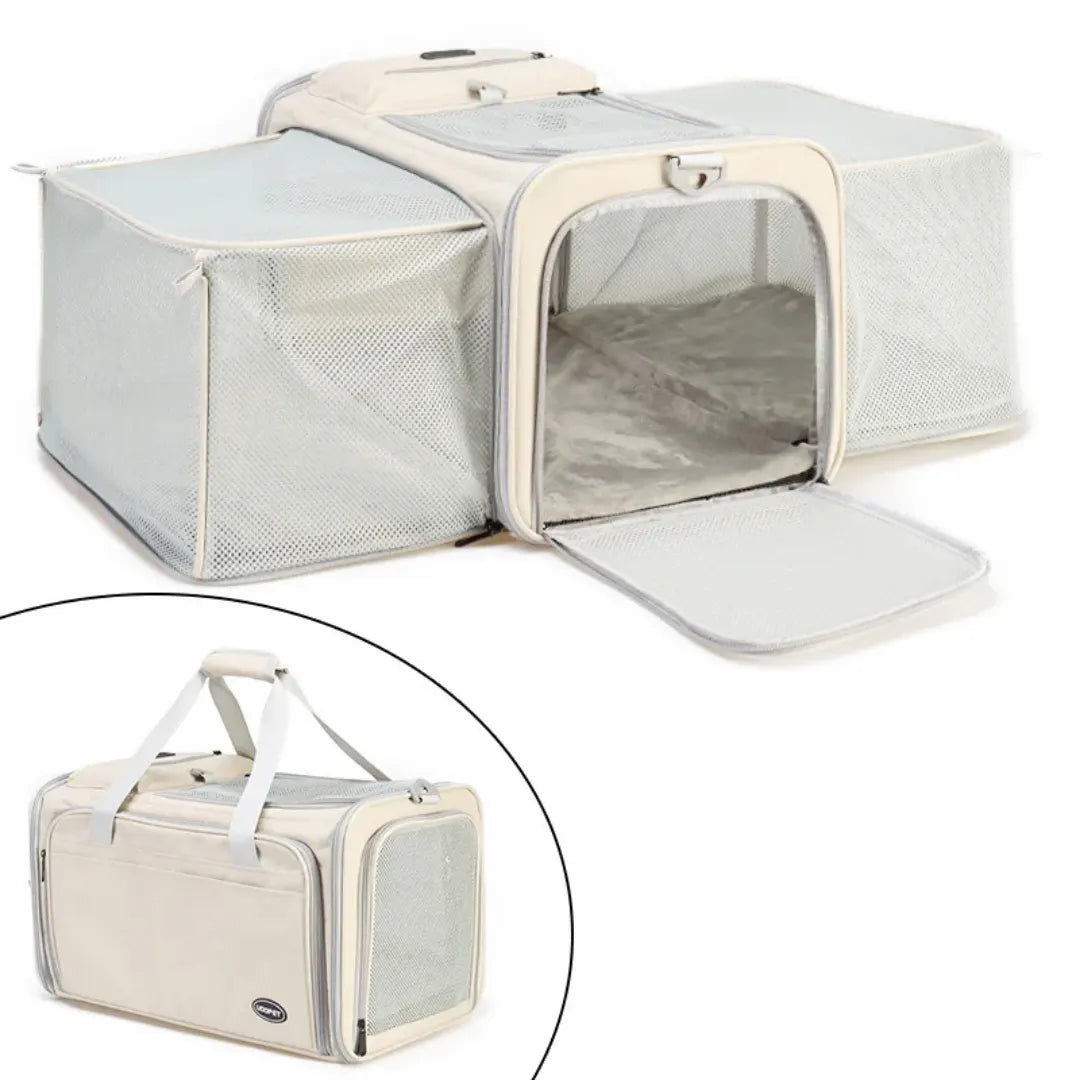 Roomier Dual Expandable Airline Pet Carrier