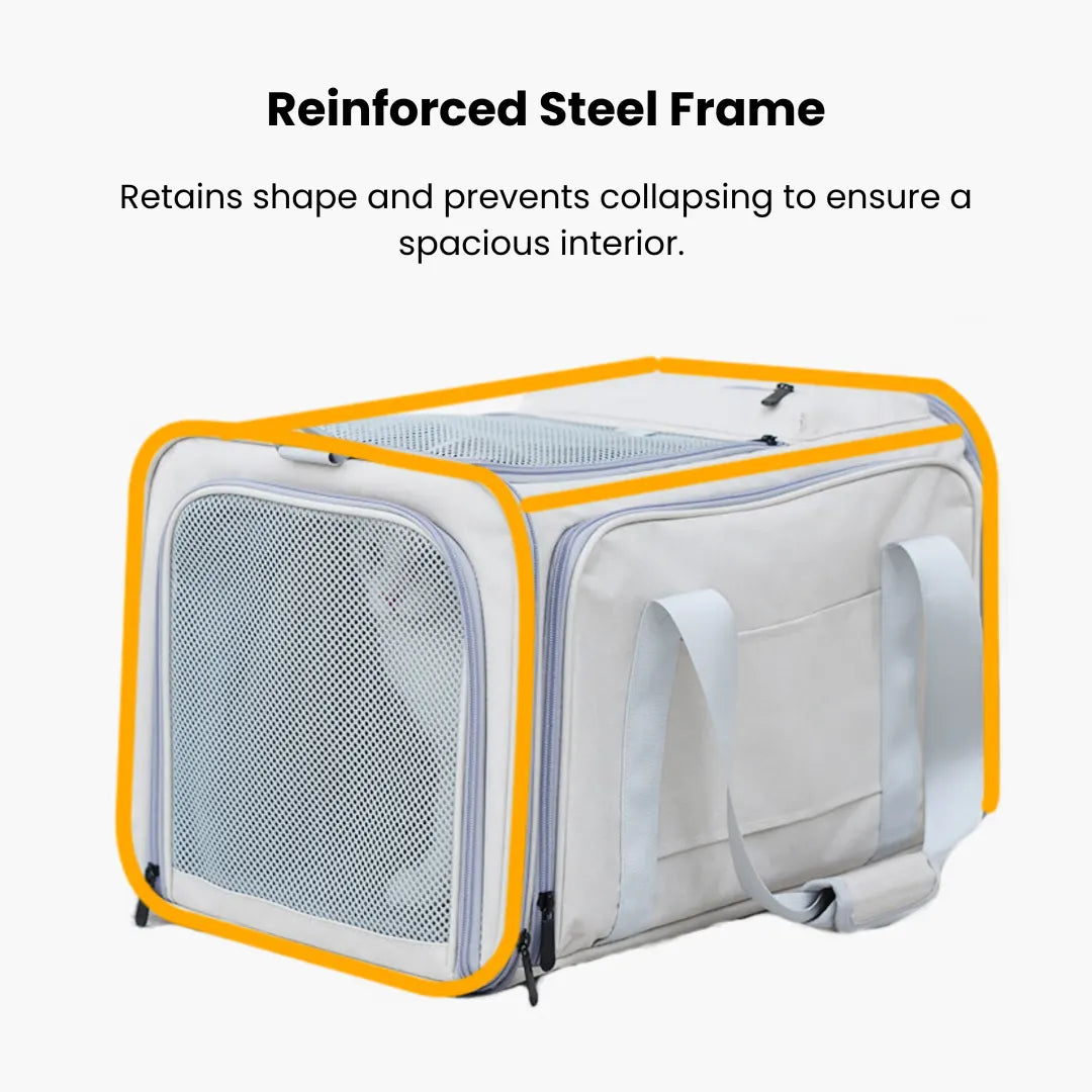 Roomier Dual Expandable Airline Pet Carrier
