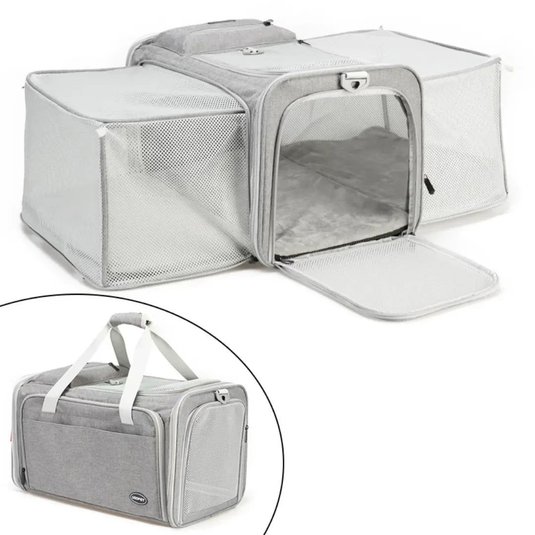 Roomier Dual Expandable Airline Pet Carrier