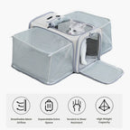Roomier Dual Expandable Airline Pet Carrier