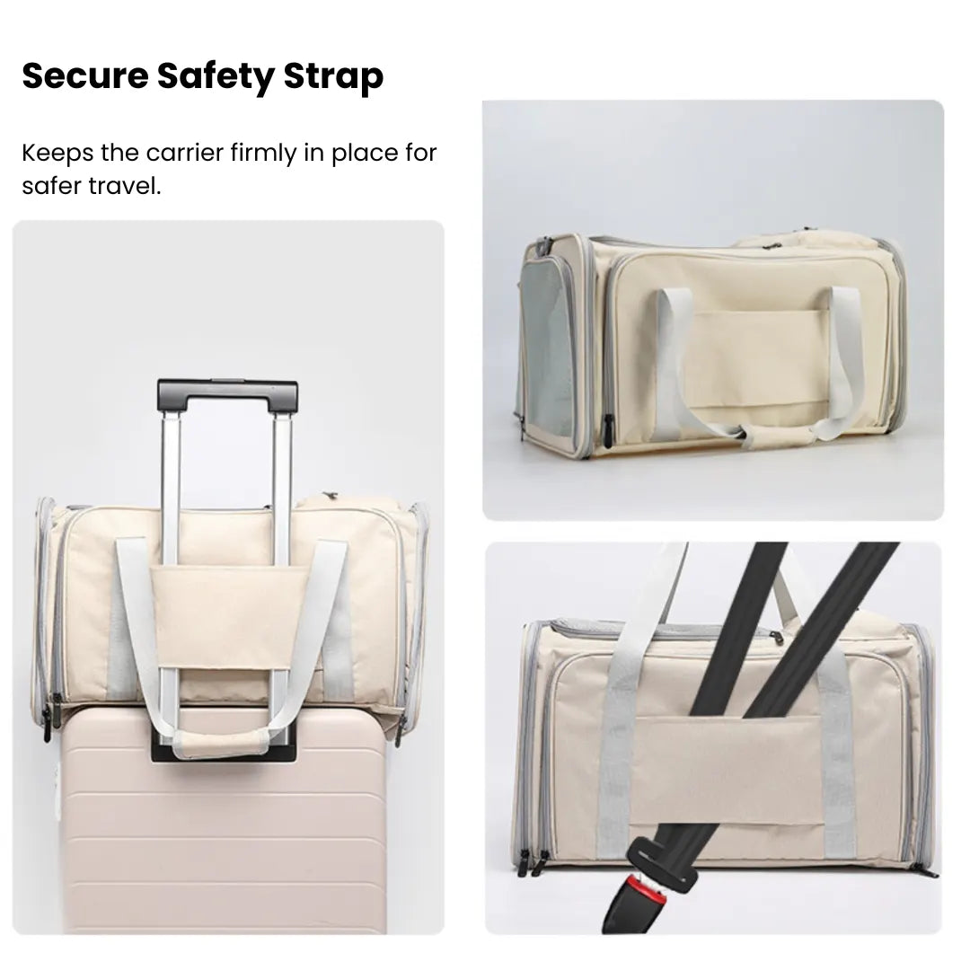 Roomier Dual Expandable Airline Pet Carrier