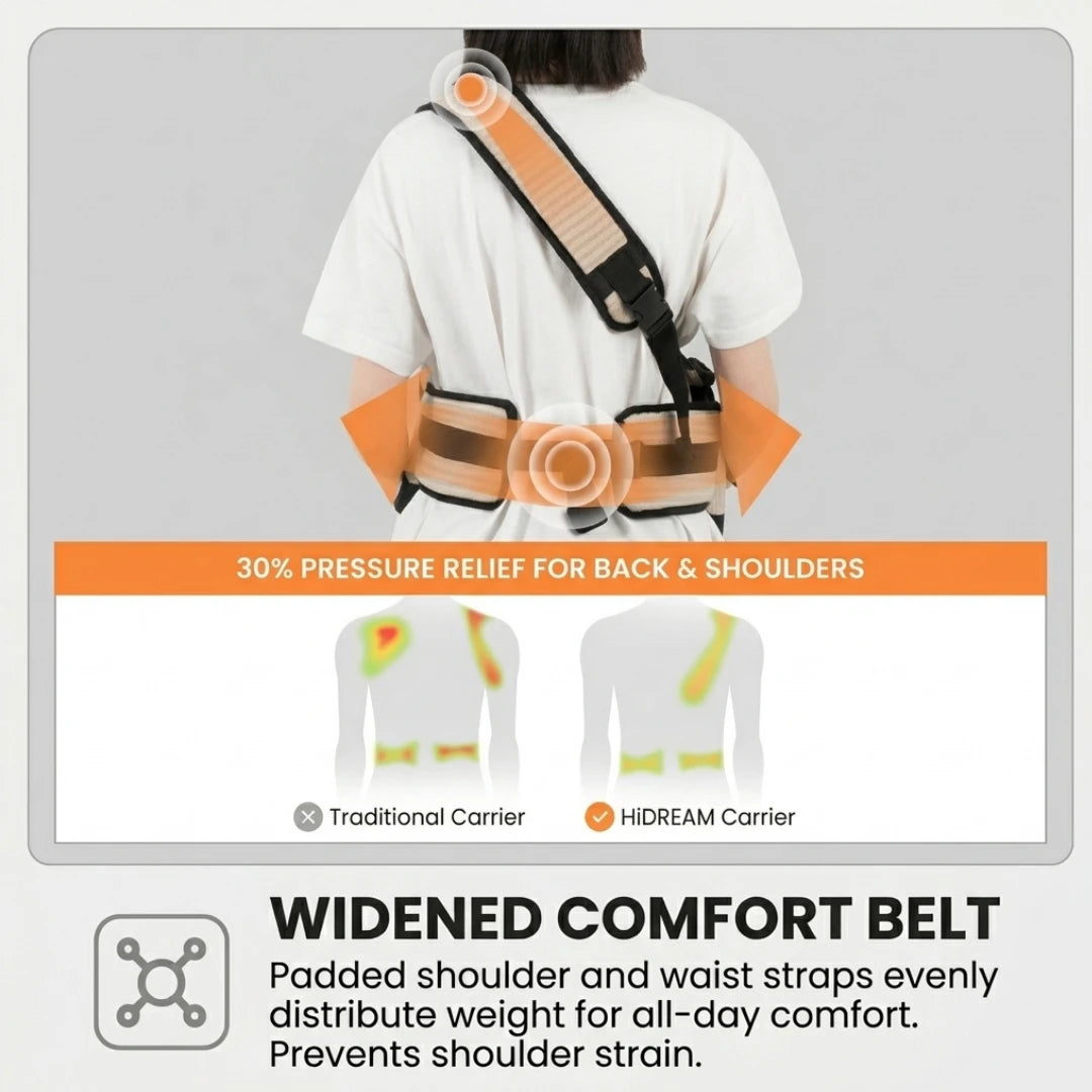 Easy-Carry Pet Hip Seat Carrier