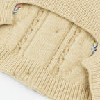 Floral Cable Knit Sweater