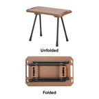 Folding Camp Side Table-Adjustable Height