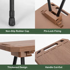 Folding Camp Side Table-Adjustable Height