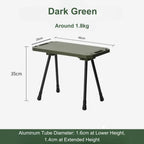 Folding Camp Side Table-Adjustable Height