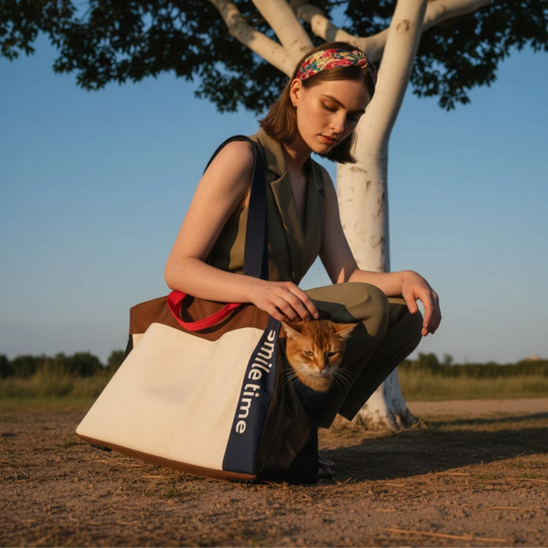 ChromaGrid Canvas Tote