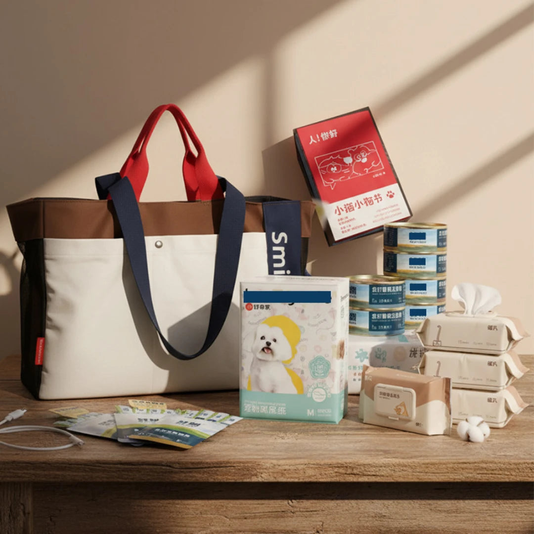 ChromaGrid Canvas Tote