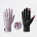 Thermal Cycling Bike Gloves Flip Finger Antibacterial Sport Liner