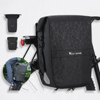 2-in-1 Waterproof Convertible Bike Pannier Backpack