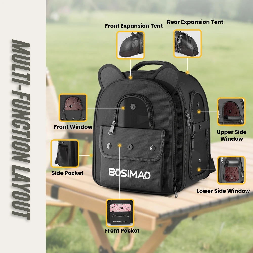 FlexCove Expandable Pet Backpack