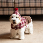 Mulled Berry Plaid Dog Jacket