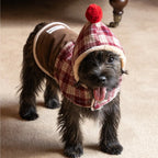 Mulled Berry Plaid Dog Jacket
