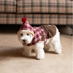 Mulled Berry Plaid Dog Jacket