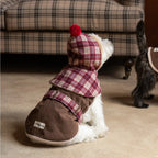 Mulled Berry Plaid Dog Jacket