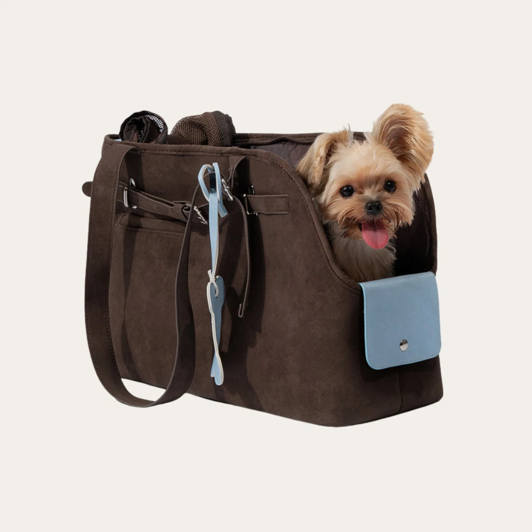 LoomWeave Suede Pet Tote