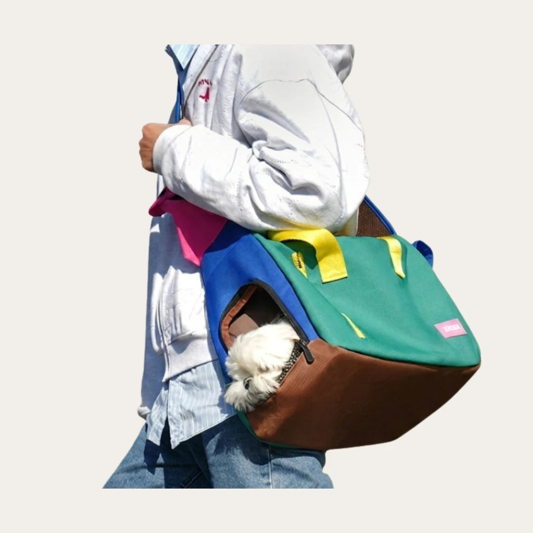 VarsityGrid Puppy Sling Bag