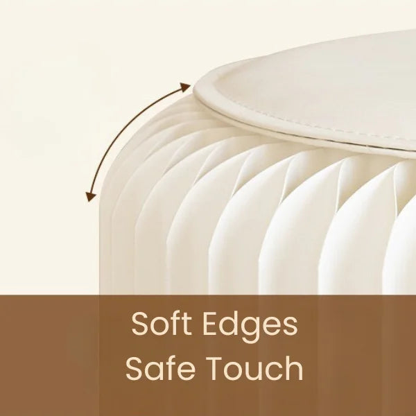 white paper stool