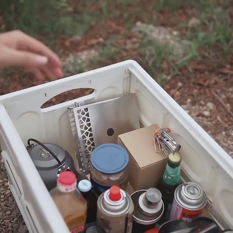 Little Foldable Table Compatible With Stoves For Backpacking