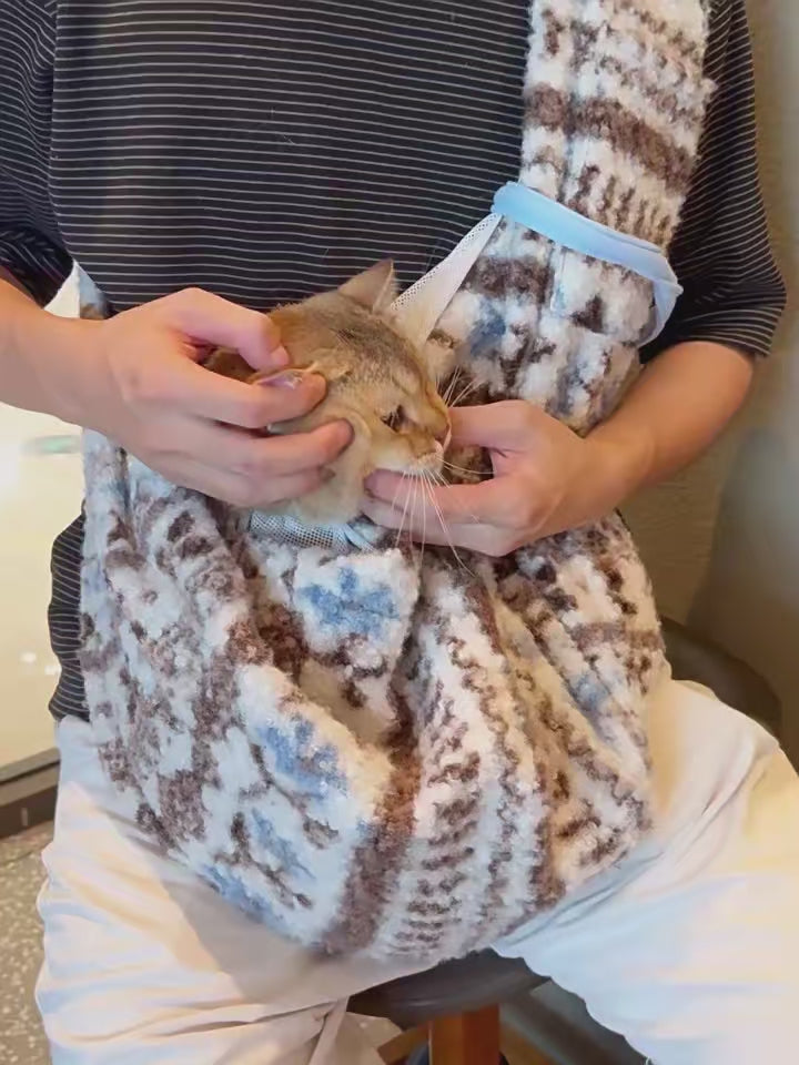 Winter Cuddle Pet Sling Carrier