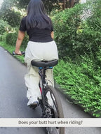 Extra Wide Dual-Shock Bike Seat