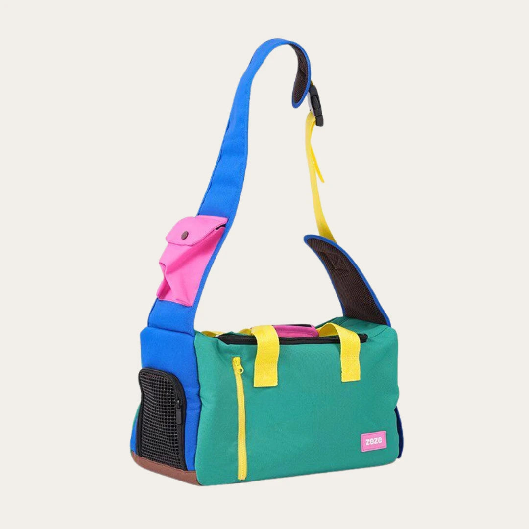 VarsityGrid Puppy Sling Bag