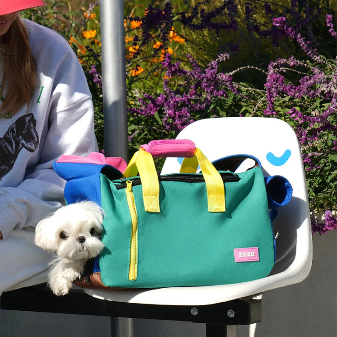 VarsityGrid Puppy Sling Bag