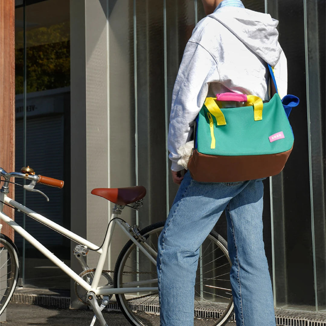 VarsityGrid Puppy Sling Bag