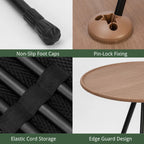 Round Folding Coffee Table