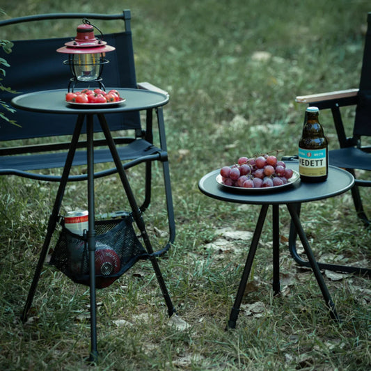 Folding Coffee Table-Adjustable Outdoor Side Table