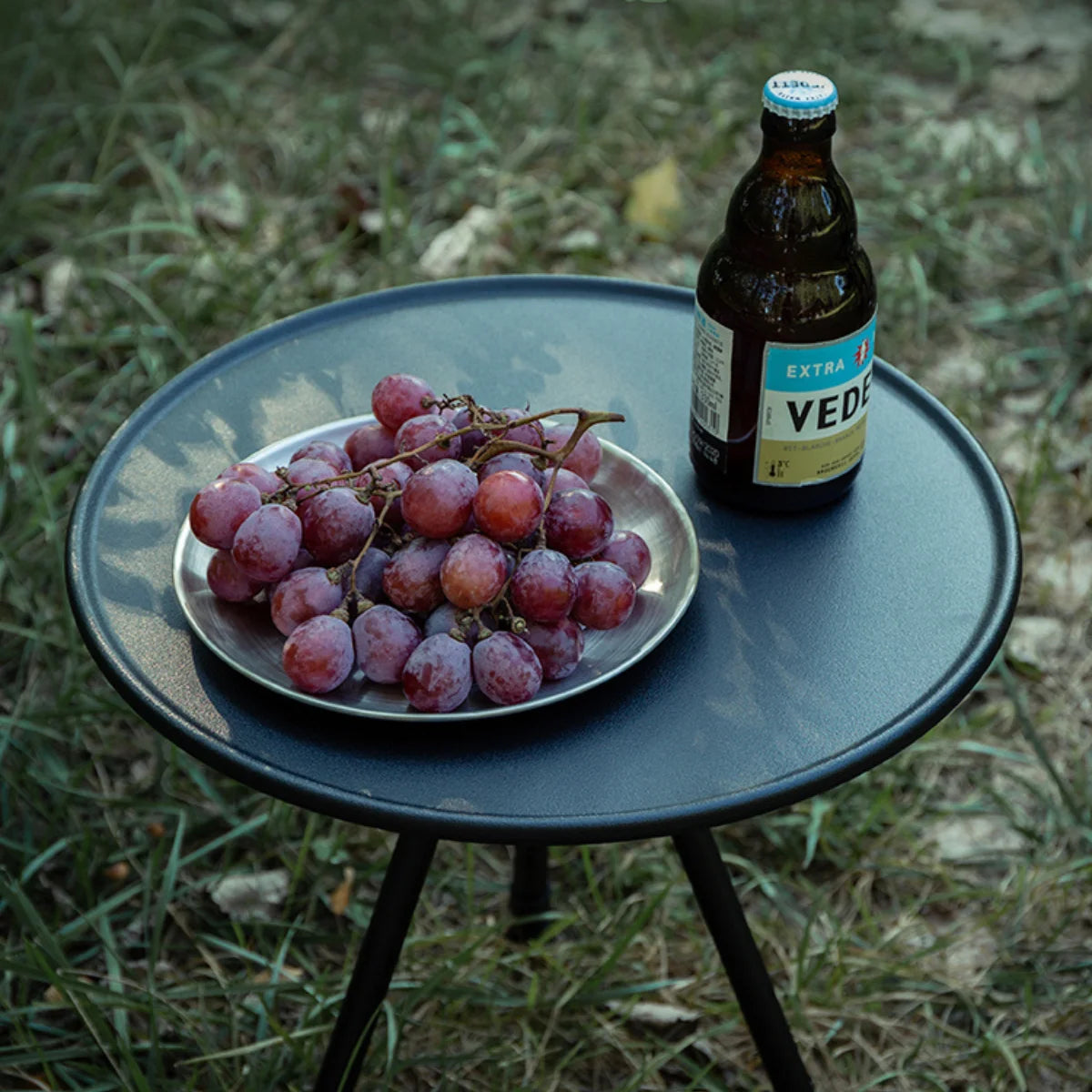 Folding Coffee Table-Adjustable Outdoor Side Table