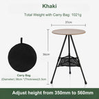 Round Folding Coffee Table