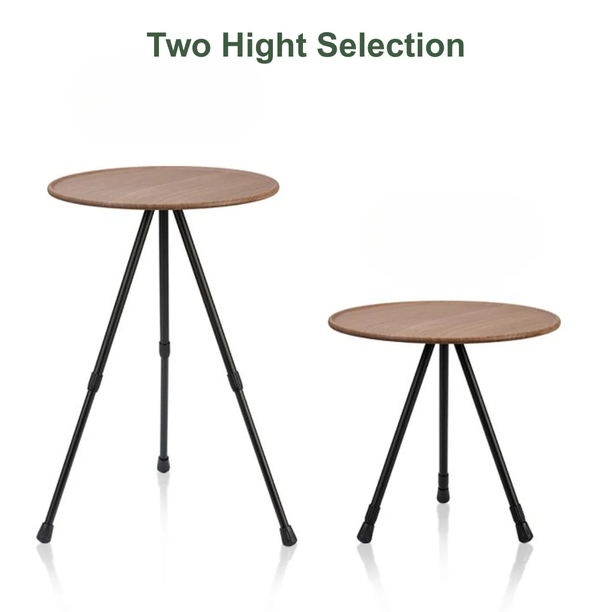 Folding Coffee Table-Adjustable Outdoor Side Table