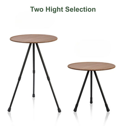 Folding Coffee Table-Adjustable Outdoor Side Table