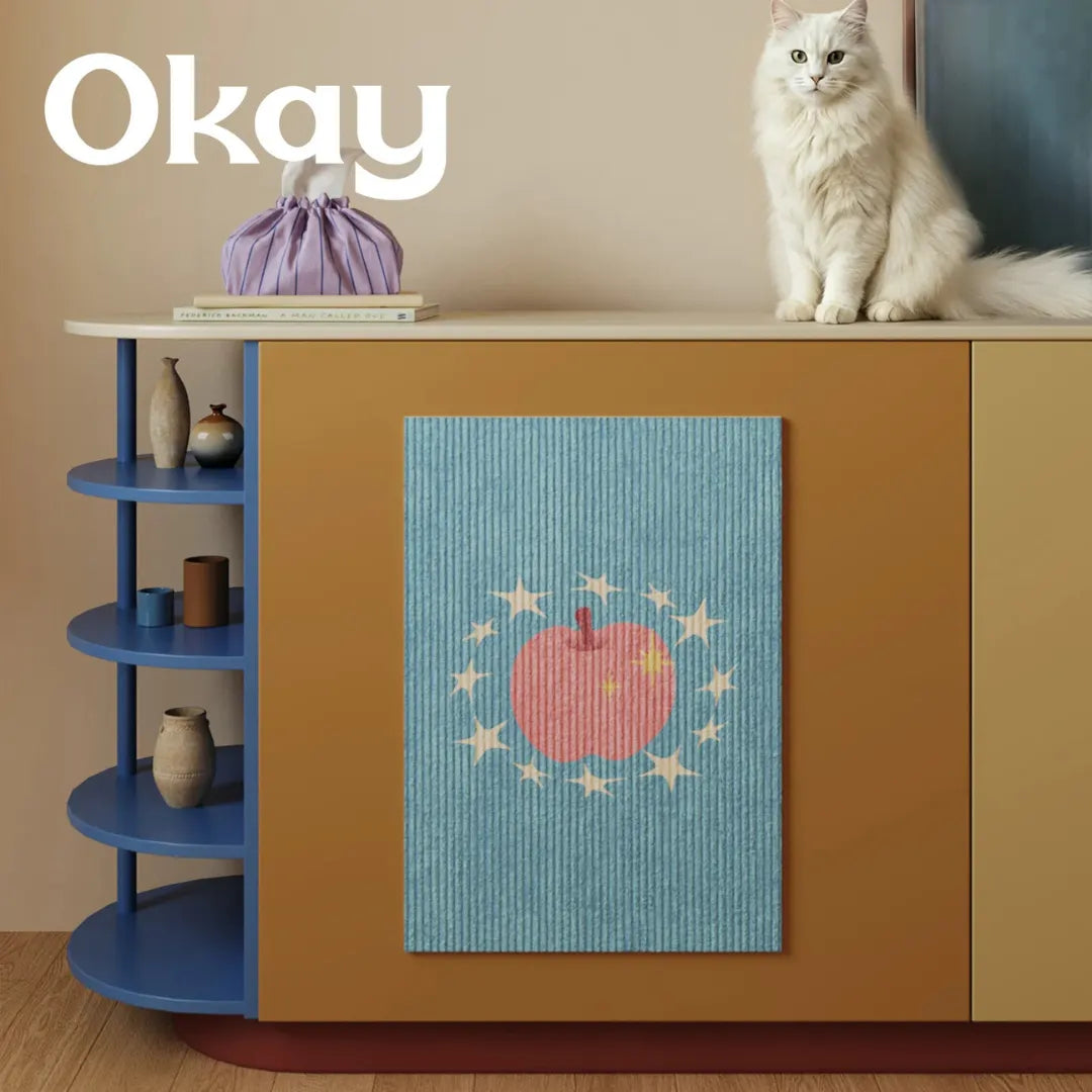 Peel-and-Stick Self-Adhesive Cat Scratching Mat
