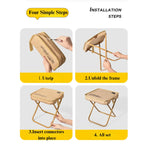 Portable Folding Camping Stool (Extra Large)