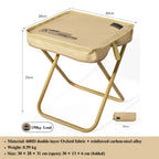 Portable Folding Camping Stool (Extra Large)