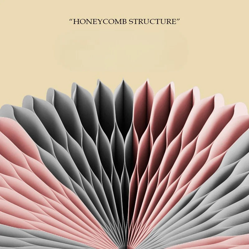 Eco Paper Folding Stool - Grey / Pink