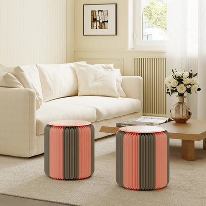 Grey-Pink Stool Fold
