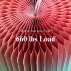 Eco Paper Folding Stool - Red / Purple Gradient