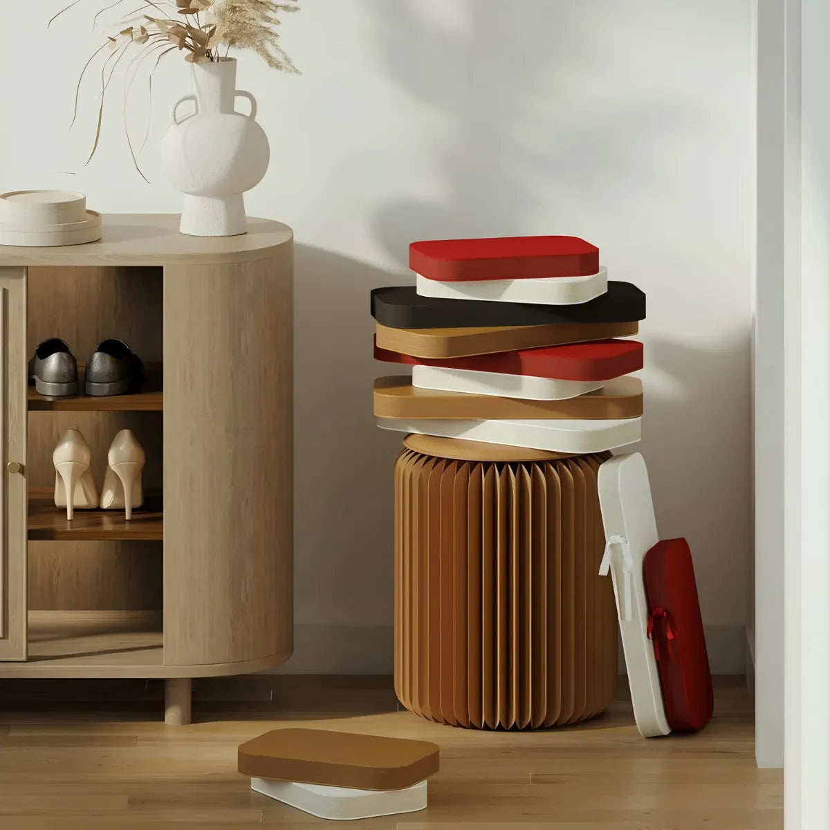 Eco Paper Folding Stool (300kg Load) – Classic