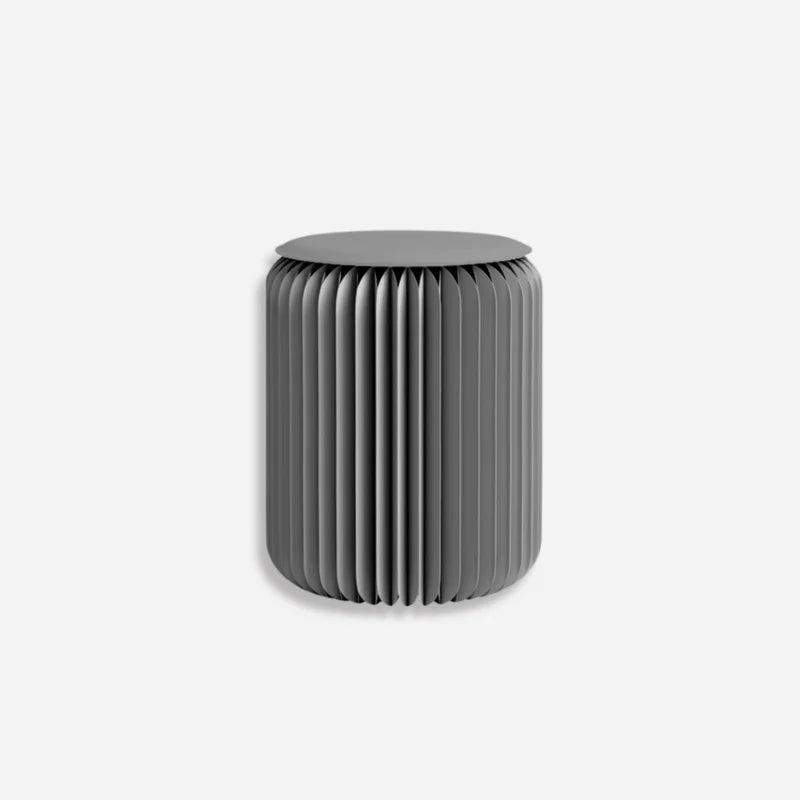 Space-Saving Grey Stool