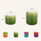 Eco Paper Folding Stool - Red / Purple Gradient