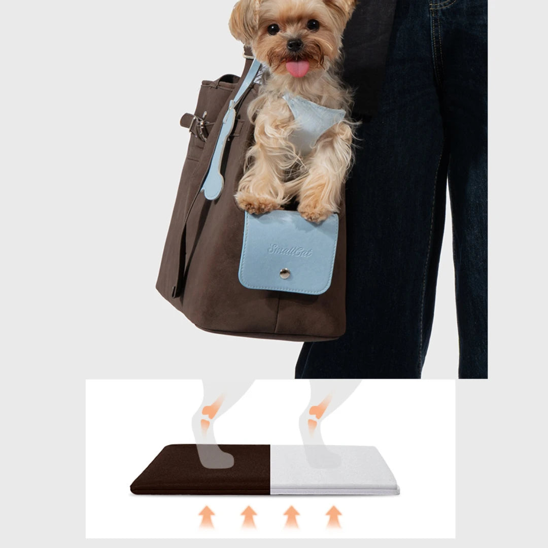 LoomWeave Suede Pet Tote