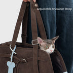 LoomWeave Suede Pet Tote