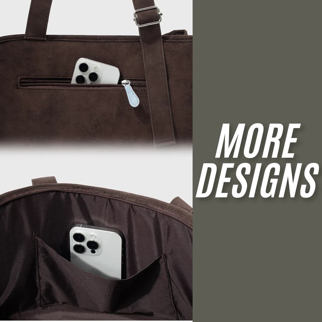 LoomWeave Suede Pet Tote
